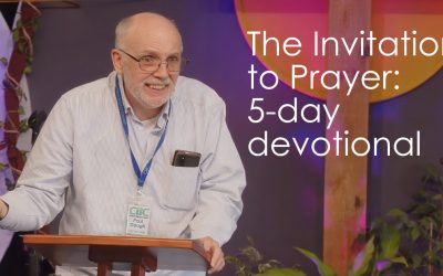 Invitation to Prayer – 5 Day Devotional